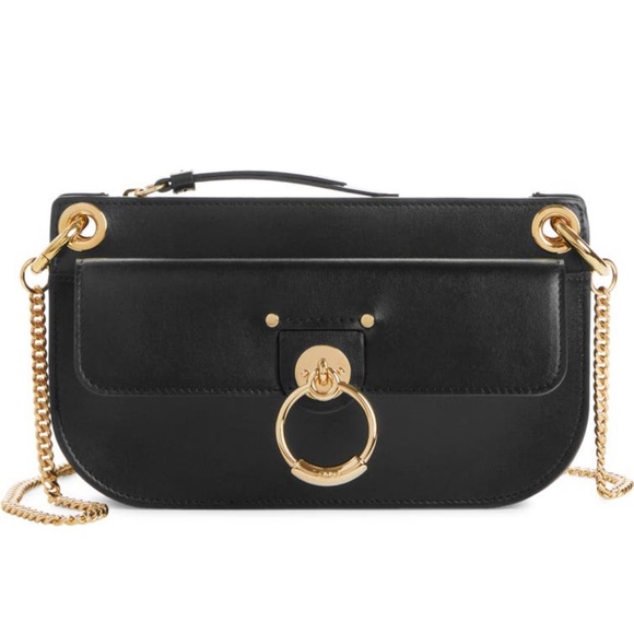 Chloé Mini Tess Leather Crossbody Bag - Picture 3 of 15